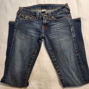 True Religion Bell Bottom Jean Size 27